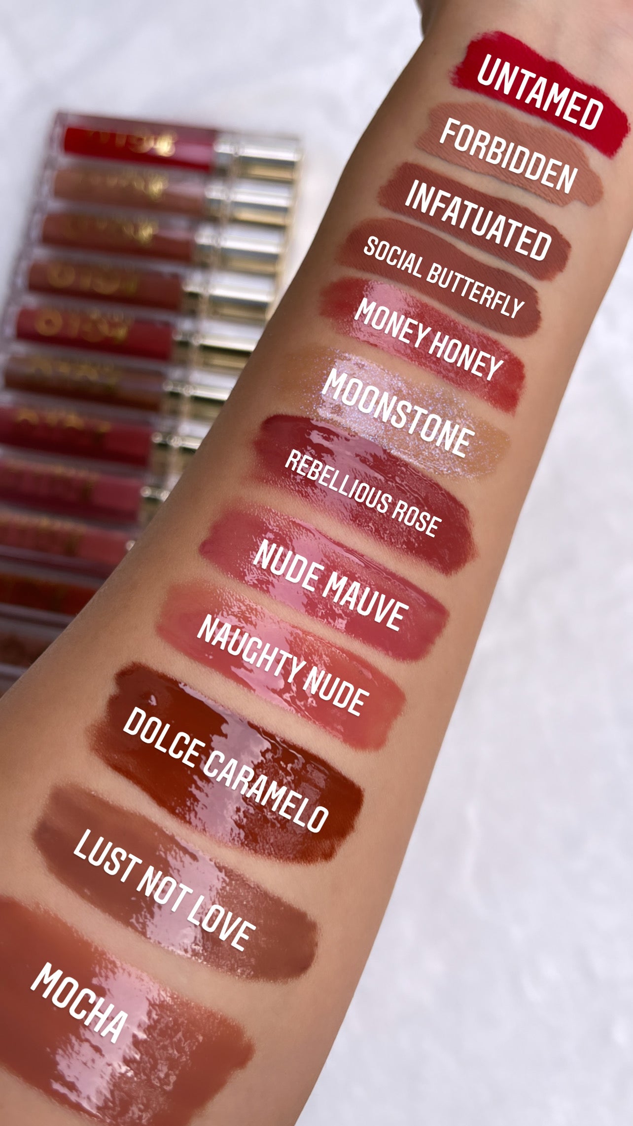 NUDE MAUVE (COTTON CANDY PINK W/MAUVE UNDERTONE) LIP GLOSS