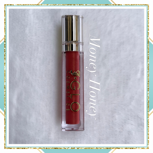 MONEY HONEY (SHIMMERY ROSE NUDE) LIP GLOSS